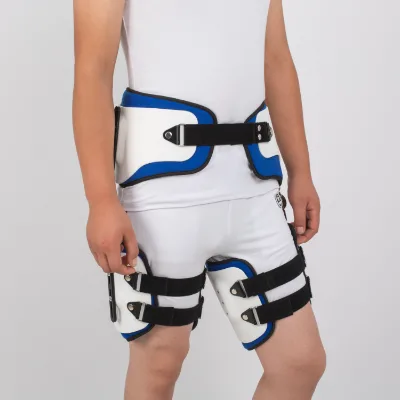 HKJD Adjustable Medical Dual Hip Femur Brace Orthopedic Double Hip Abduction Orthosis Brace Support for Hip Dislocation