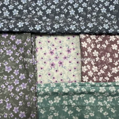 Crushed 100% Polyester Fabrics