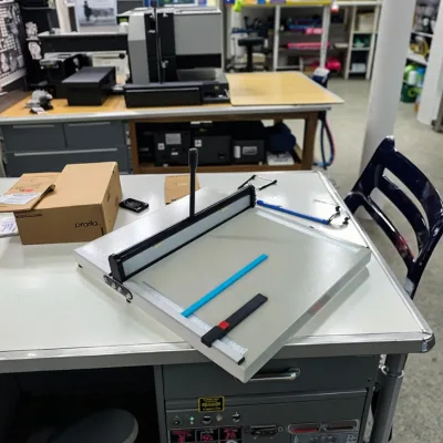 FangLing YH-490 Automatic 490MM Paper Book Cover Creaser Machine New Condition