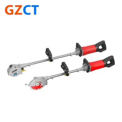GZCT 6500W Electric Brushed Wall Saw Machine 180mm Wall Chaser for Brick and Concrete Cutting with 80cm Rod Industrial & DIY Use