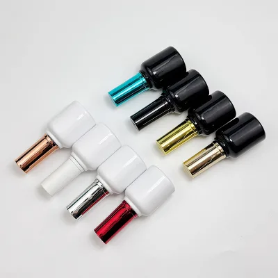 18ml Round Nail Polish Empty Bottle with Brush Nail Polish Subpacking Bottle Source Factory Spot