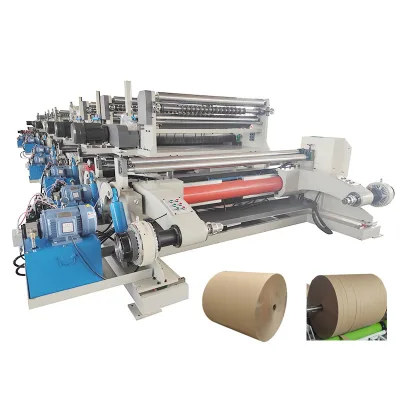 High Capacity 1600 mm Roll Slitter With Motor and PLC Assembly.