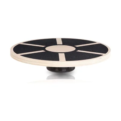 Non Slip Workouts Strengthening Fitness Yoga Training Improve Core Strength Wood Wobble Gym Home Exercise Balance Board