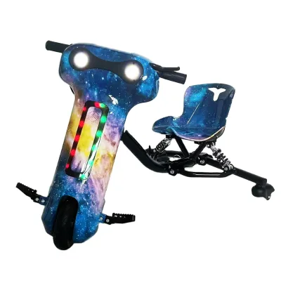 250w 36v Electric Dirft Trike 3 Wheel Powered Smart Drifting Self Balance Electric Scooter 8 Inch