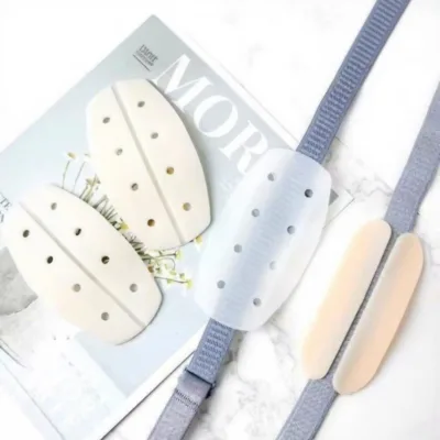 Silicone Shoulder Straps Anti-Slip Anti-Fall Adhesive Underwear Seamless Pressure-Relief Bra Fixator Shoulder Pad Straps