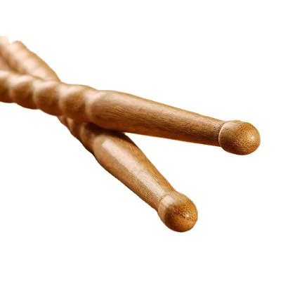 Bamboo Drum Professional Drum Stick the Gift of Nature Non-slip Environmental - Friendly Gourd a Pair of 5A 5B Drum Sticks