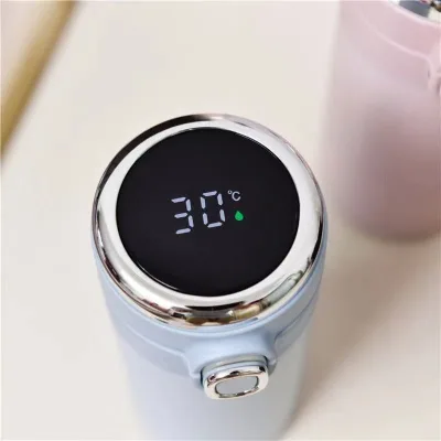 KOBES Hot Seller in 2022 Double Wall 304 Material Stainless Steel Sports Water Bottle Vacuum Flask with Temperature Display