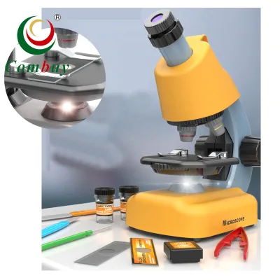 Educational Folding Toolbox Science Observation Handheld Microscope Toys