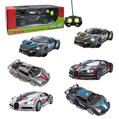 Low Price Radio Control 27MHZ Radio Control Car 4 Channel With Light RC Remotely Control Racing Toys Cars