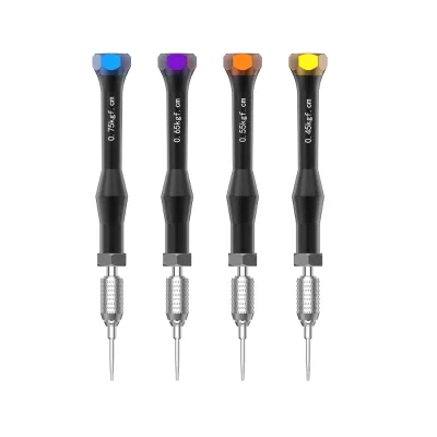 Fixed Torque Screwdriver Set 0.45~0.75kgf.cm Color Coded Aluminum Precision Screwdriver for Phone Watch Electronics Repair