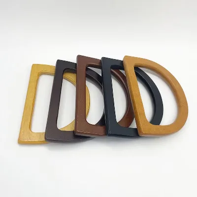 12*8.5cm Plastic Handle D Shaped Bag Handle Half Round Handle for Ladies Bag