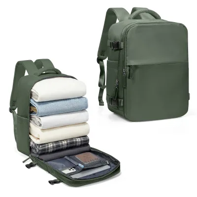 Polyester Zipper Backpack 40x30x20cm Unisex Large Capacity Multifunctional Waterproof Travel Fashion Design
