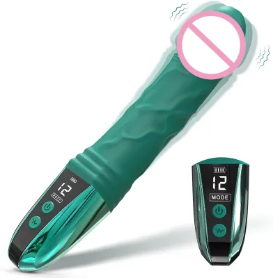 Female LCD Display Vibrator Clitoris Nipple Gspot Tease Dildo Stimulator Vagina Anal Masturbator Sex Toys for Women Male Couples