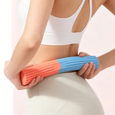 Multifunctional Torque Bar Fitness Health Massage Stick Eco-Friendly Silicone Gel Material Non-Slip Design Full-Body Relaxation