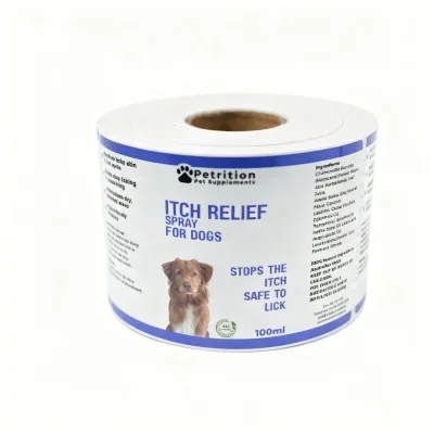 Custom Pet Food Labels Dog Food and cat Food Sticker Labels Waterproof Vinyl Adhesive Signs,printed Gold Foil Packaging Labels