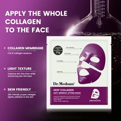 Factory Deep Collagen Anti Wrinkle Lifting Face Mask Korea Hot Sale Beauty Skin Care Products Face Hydrating Mask