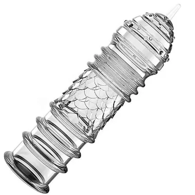 6 Size Soft Cock Sleeve for Adults Penis Extender Condoms Ring Sex Toy Product Sex Enhancer Cock Extenders
