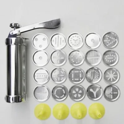 DD2381 Biscuit Maker Machine Set Press Cookies Mold Gun DIY Pastry Extruder Nozzles Decorating Spritz Piping Cookie Press Kit