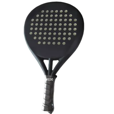 Lightweight Full Carbon Beach Tennis Racket Full Carbon Frame Perforated Beach Tennis Paddle for Adult Outdoor Sports