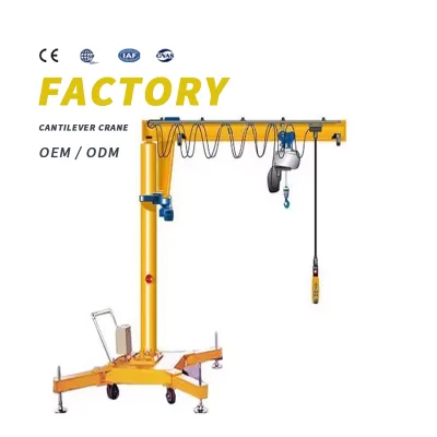 Light Type Workshop Use Lifting Equipment 2T Jib Crane