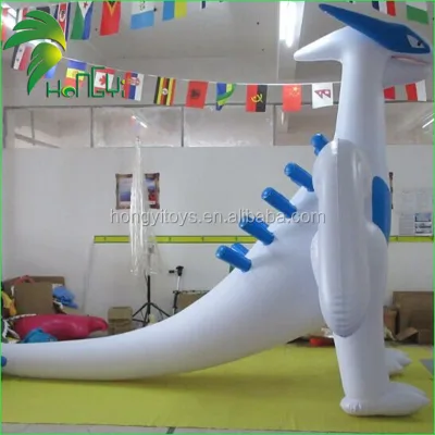 Cartoon Character Inflatable Pokemon Lugia , Standing Inflatable Dragon Toy for Sale