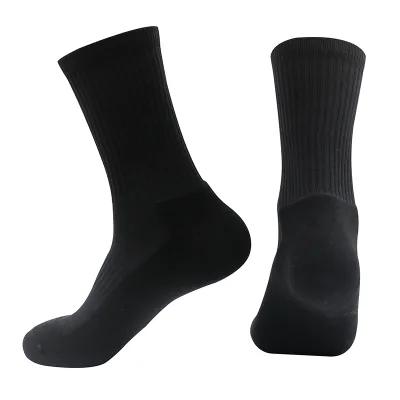 High Quality Fashion Brand Black logo Sock Manufactures Chaussettes Socken