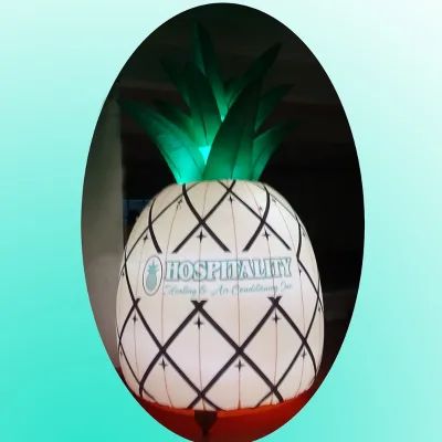 Bright Display Led Lighting Pineapple, Advertising Inflatable