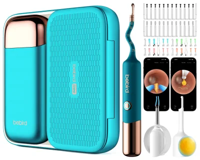 For Ear Camera 5G 2K Ear Cleaner with Tweezers for Home Use
