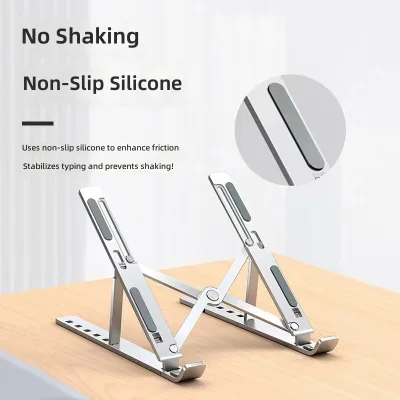 Laptop Portable Stand Aluminum Alloy Folding Height Cooling Stand Adjustable Lift Storage Folding Stand