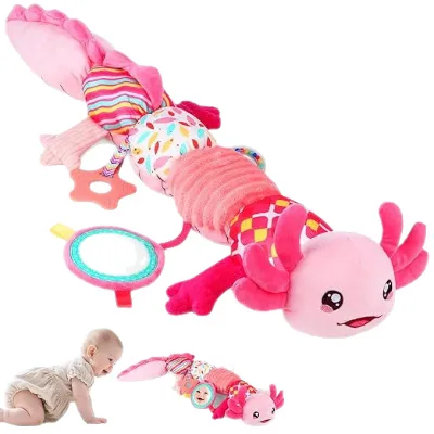 Plush Height Chart Doll with Pull String Music Baby Side Sleeping Support Pillow Soothing Companion Musical Toy