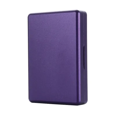 Custom Logo Magnetic Flip Case Alloy 20 Holes Short 48mm Cigarette Box Holder Metal Smoking Case