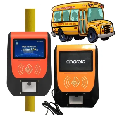 Bus System Paying System with RFID Card Reader Qr Validator for Access Control on Public Transportation