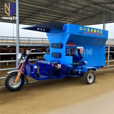 New Type Mobile Electric Spreader Truck for Farm Animal Husbandry Electric Feed Equipment