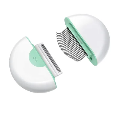 Elastic Cat Grooming Brush 2 in 1 Cat Hair Removal Comb Little Pets Brush Portable Cat Combs for Deshedding
