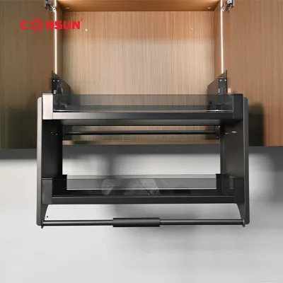 Professional Automatic Lifting Kitchen Cabinet Lifter Touch Control Cabinet Lifter Space Saving Kitchen Cabinet Lift