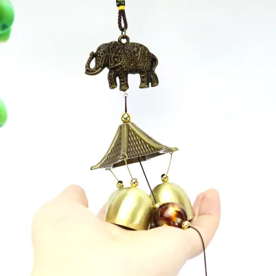 Custom Vintage Art Deco Wind Chimes Brass Present Decoration with Special Design Bell
