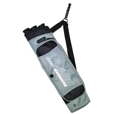 Customized Logo Flipside 3-Tube Hip Quiver for Archery Practice