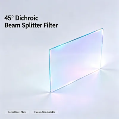 Custom Size Dichroic Filter 5mm 10mm 12.7mm 15mm 20mm 25mm 30mm Transmits Blue Light and Red Light for Fluorescence Microscopy