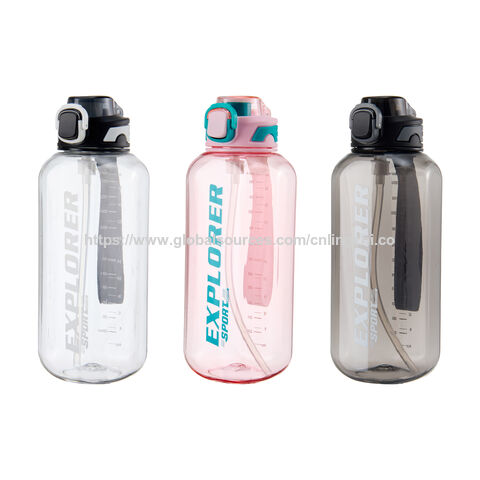China Supplier Plastic Water Bottle With Strap Outside Custom logo print