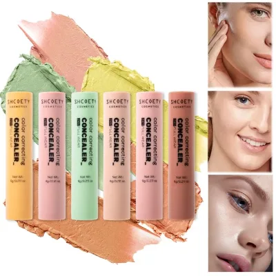 Long Lasting Cream Concealer Foundation Stick Waterproof Color Correction Makeup Stick Long Lasting Long Lasting Cream