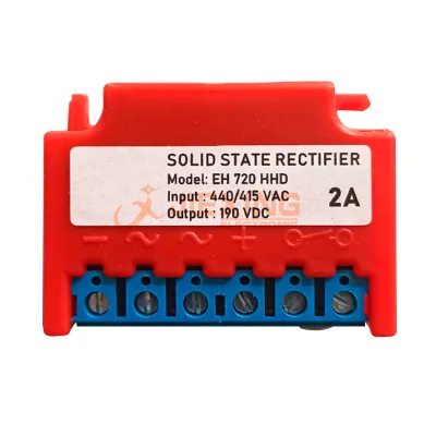 TYPE EH-720-HHD EH 720 HHD 440-415 VAC 190 VDC 2A SOLID STATE RECTIFIER