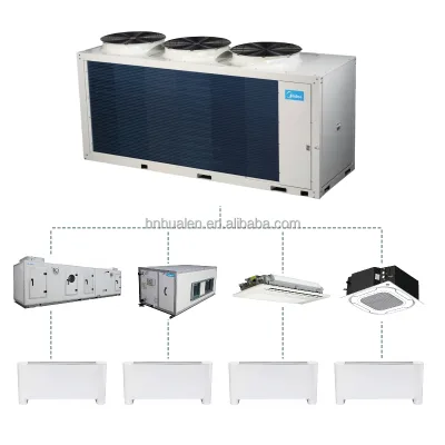 82 kw 23 Ton MC-SU90M-RN1L Air Handling Unit Air Source Industrial Chiller Machine Air Cooled Scroll Chiller for Office Shop
