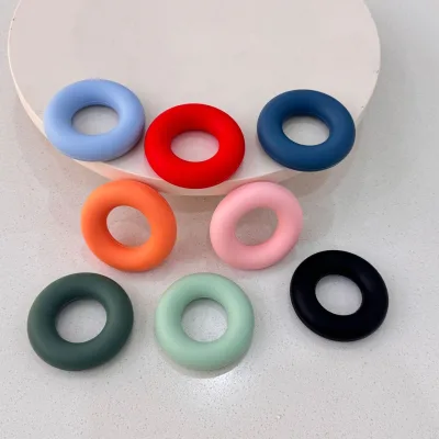 Circle Silicone Gripper Exercise Arm Five Finger Training Strength Training O-Shaped Silicone Training Decompression