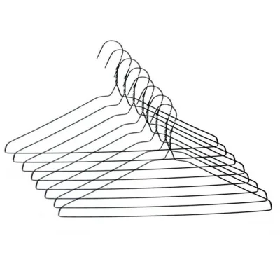 Disposable Dry Cleaner Shop Cloth Hanger for Wardrobe Use Metal Hangers
