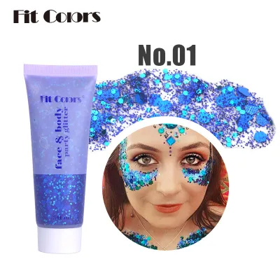 Private Label Glitter Spray for Face Hair and Body Shimmer Spray Custom Logo Highlight Cosmetic Spray Glitter