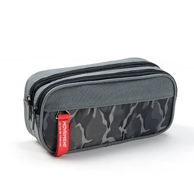 Wholesale Student Creative Double Layer Multi-functional School Pouch Pencil Bag Multiple Pockets Bag