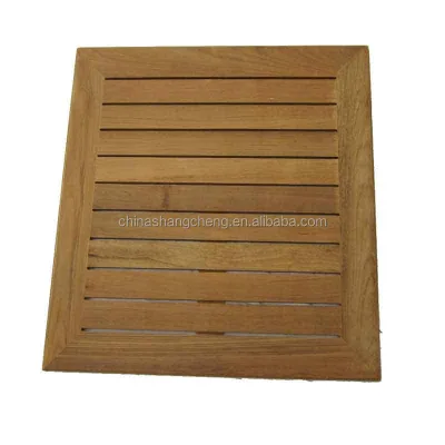 Low Price Hotel Patio Home Villa Aluminum Plastic Wood Wooden Outdoor Table Top Square