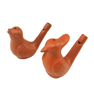 Hot Sale! Cheap Ceramic Water Bird Whistle Baby Bath Musical Toys for Kids Random Style