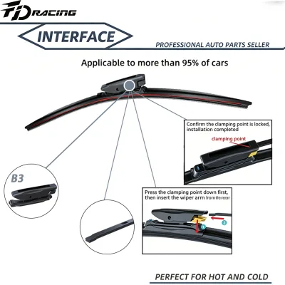 Wholesale High quality Car Front Windshield Wipers Wiper Blade 30"+26" for Renault Grand Scénic III 2012-2016