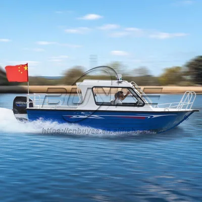 Aluminum Luxury 5.3m/17ft Seats Rugged Speed Boat Speed Boat for Sale 8 People Speed Boat